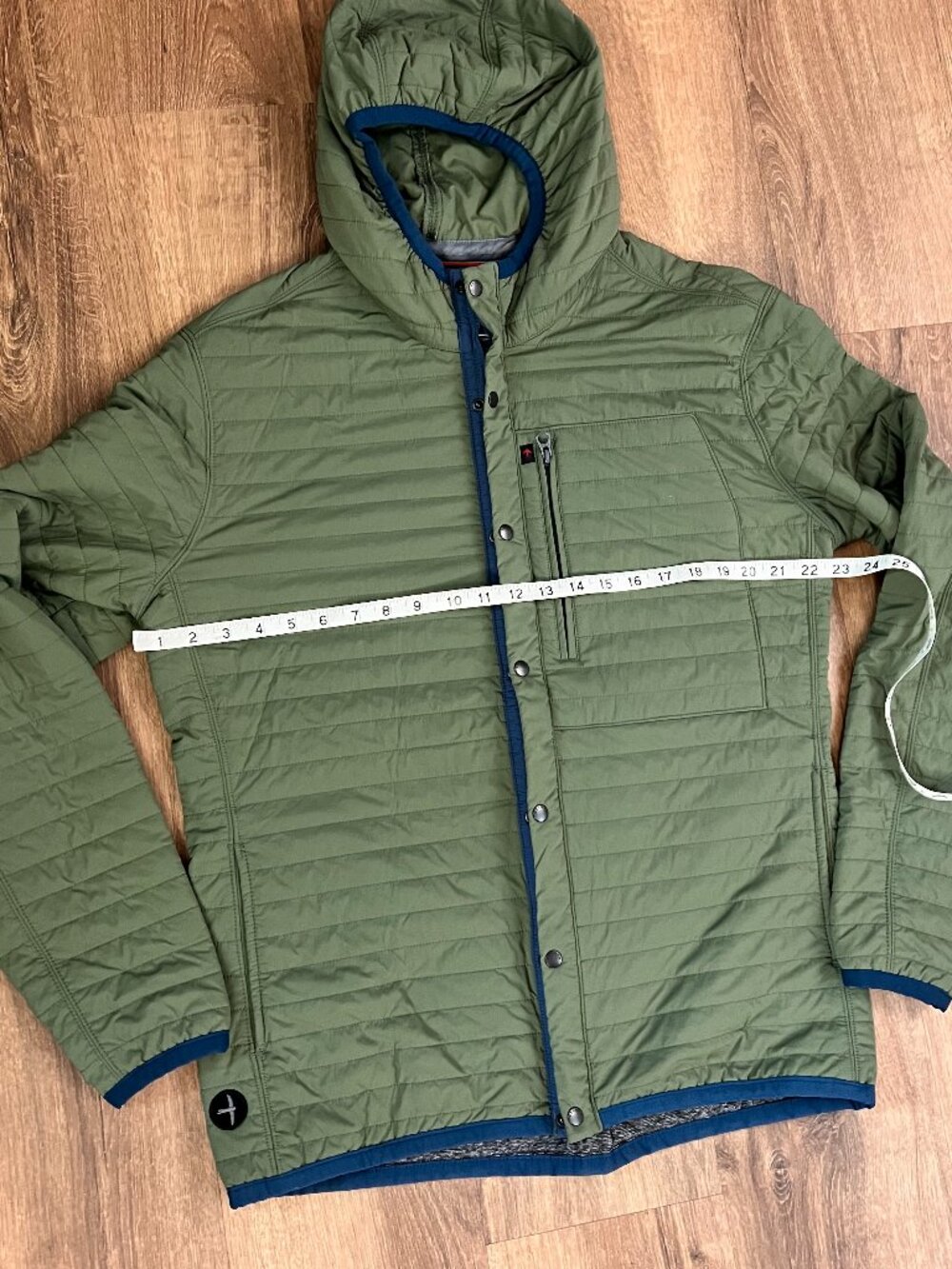 Relwen Windzip Hooded Jacket Utility Green Sz L - Picture 7 of 10